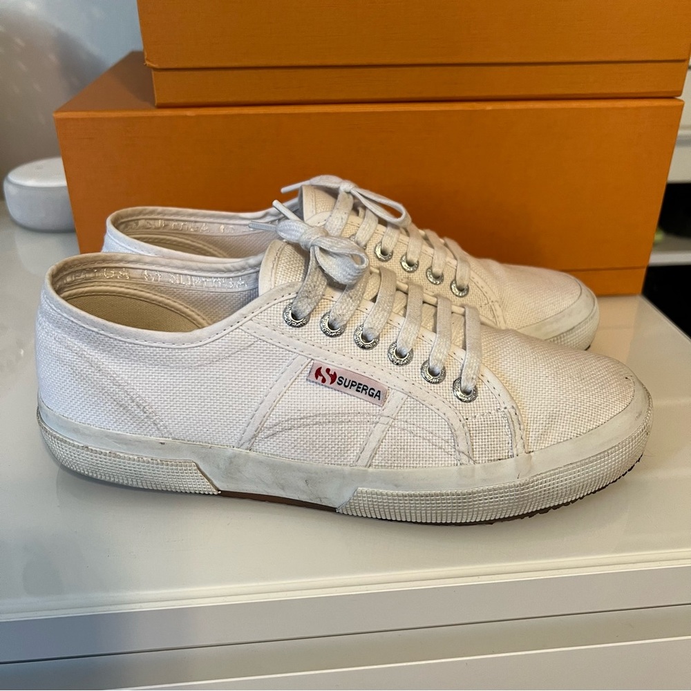 White Superga Sneakers